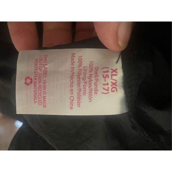 No Boundaries Full Zip Long Sleeve Colorblock Hooded Windbreaker Size XL (15-17) - Picture 9 of 9